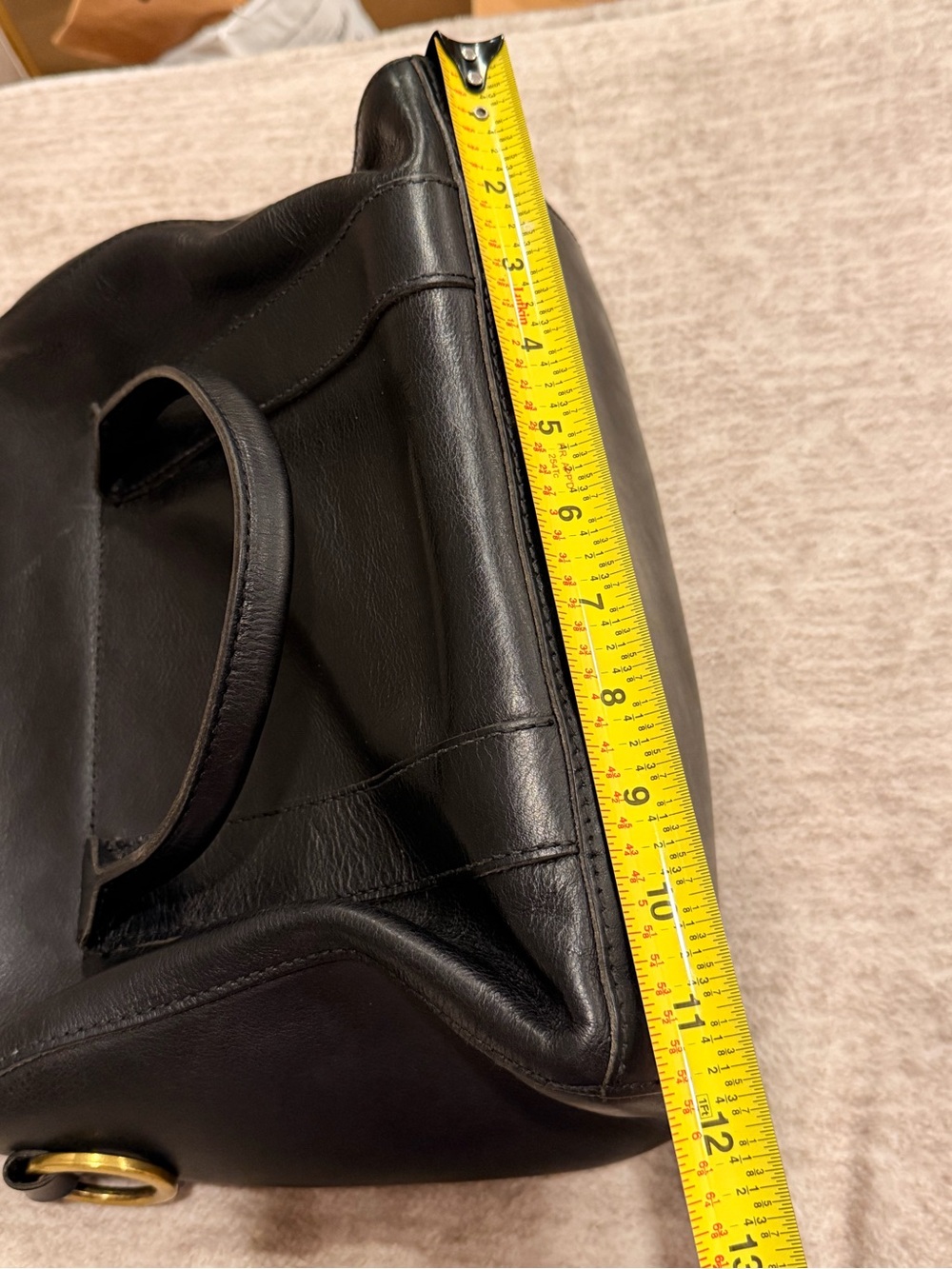 Madewell Black Leather Satchel Bag #401 - Picture 16 of 16